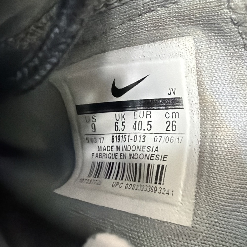 Nike W Air Huarache‎ Run Ultra Women's Size 9 Gray Black 819151013 Gym Shoes Fit - Picture 11 of 16